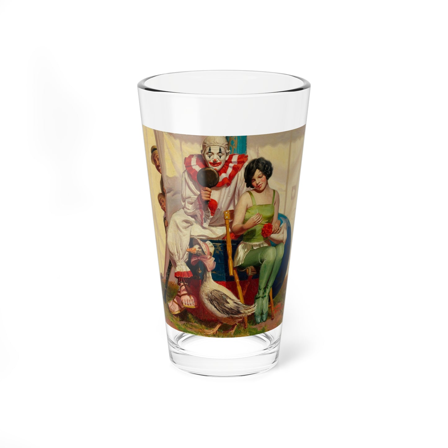 Showtime, Liberty cover, July 10, 1926 (Magazine Illustration) Pint Glass 16oz-16oz-Go Mug Yourself