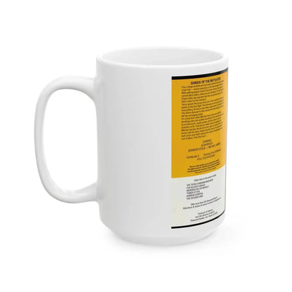 SHRIEK OF THE MUTILATED (VHS COVER) - White Coffee Mug - Go Mug Yourself