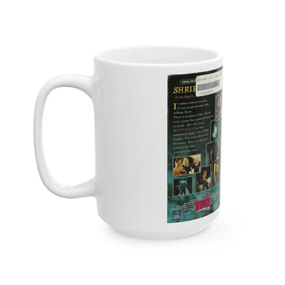 SHRIEKER FULL MOON PICTURES (VHS COVER) - White Coffee Mug - Go Mug Yourself