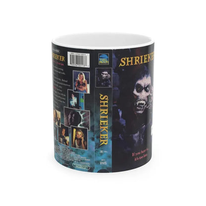 SHRIEKER (VHS COVER) - White Coffee Mug 11oz - Go Mug Yourself
