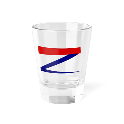 Siamese Commissioning Pennant as printed in the Flag Regulations of Siam R.S. 118 (Thailand) Shot Glass 1.5oz 1.5oz - Go Mug Yourself