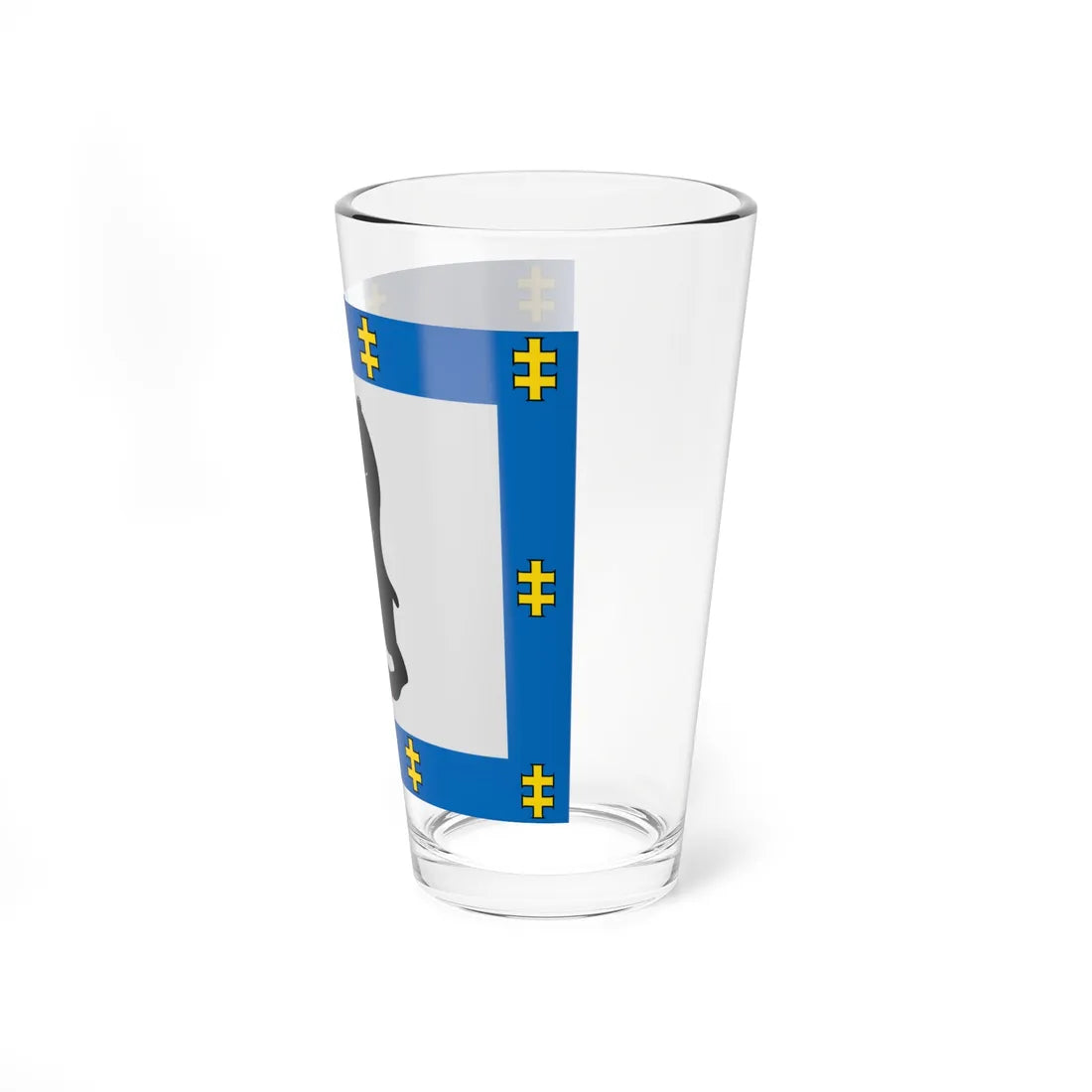 Siauliai County flag (Lithuania) Pint Glass 16oz - Go Mug Yourself