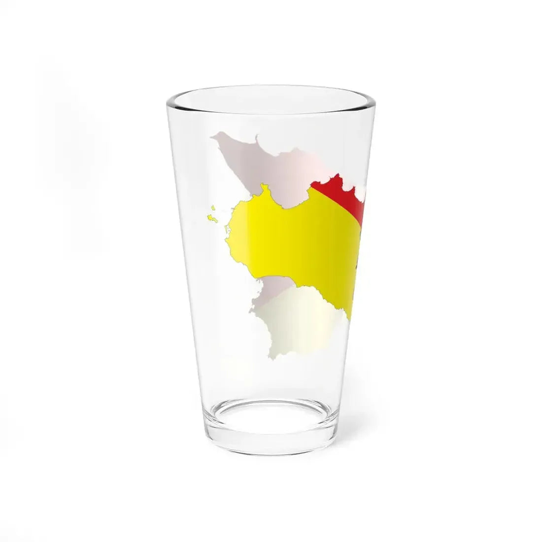 Sicily-Flagmap (Italy) Pint Glass 16oz - Go Mug Yourself