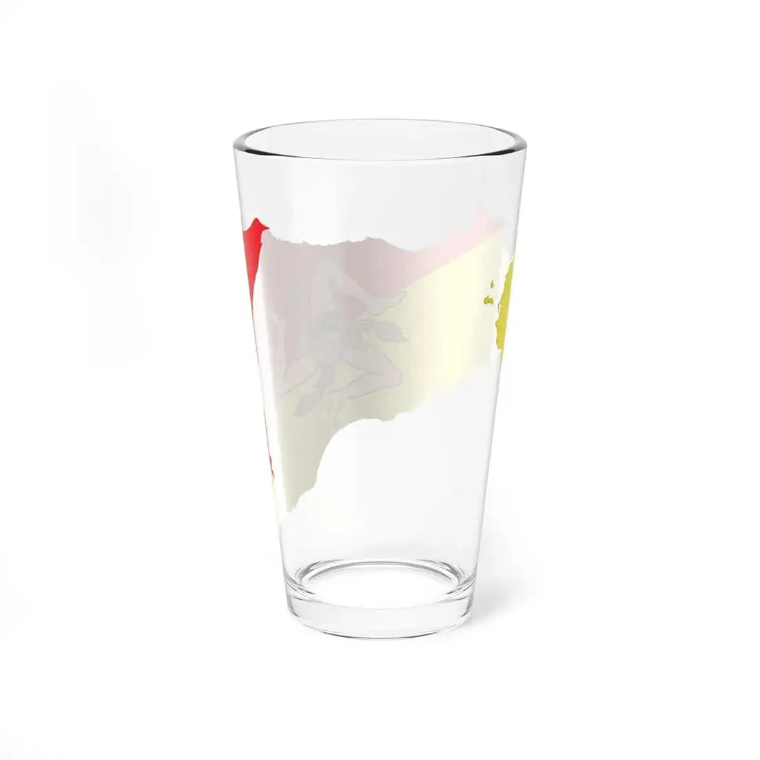 Sicily-Flagmap (Italy) Pint Glass 16oz - Go Mug Yourself