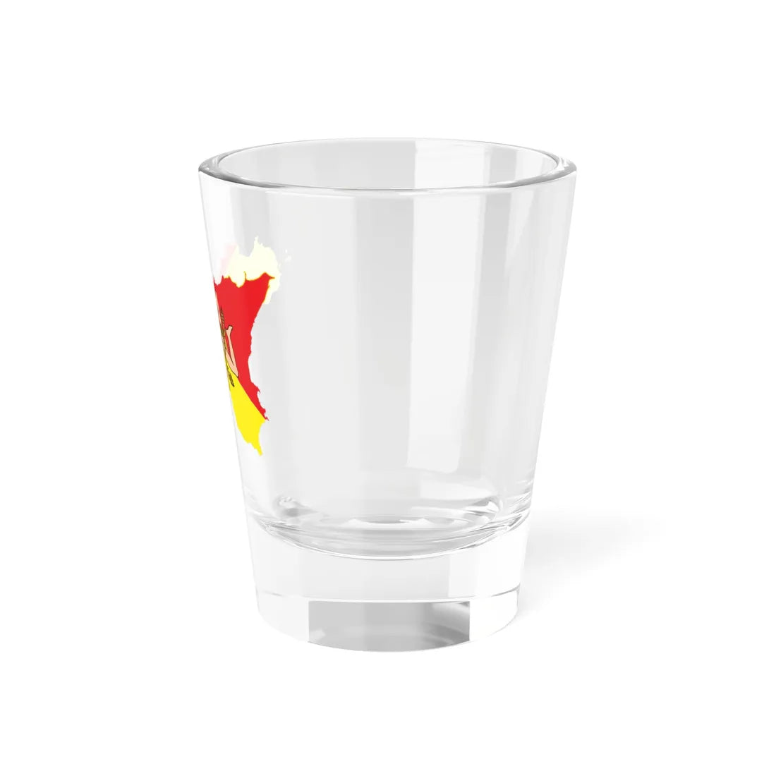 Sicily-Flagmap (Italy) Shot Glass 1.5oz - Go Mug Yourself