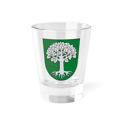 Sidabravo herbas (Lithuania) (Coat of Arms) Shot Glass 1.5oz 1.5oz - Go Mug Yourself