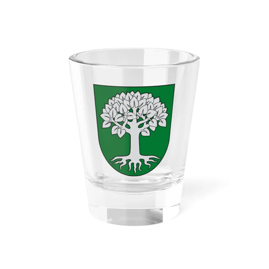 Sidabravo herbas (Lithuania) (Coat of Arms) Shot Glass 1.5oz 1.5oz - Go Mug Yourself