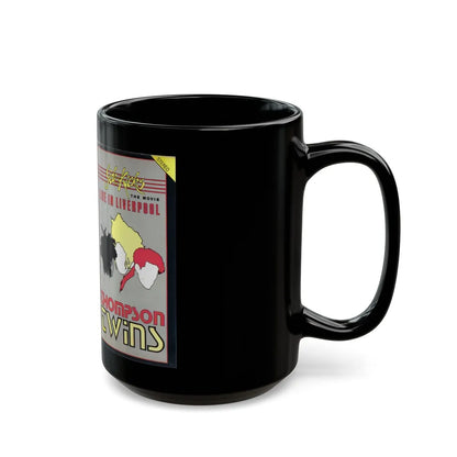 SIDE KICKS THE MOVIE THOMPSON TWINS (VHS COVER) - Black Coffee Mug-Go Mug Yourself