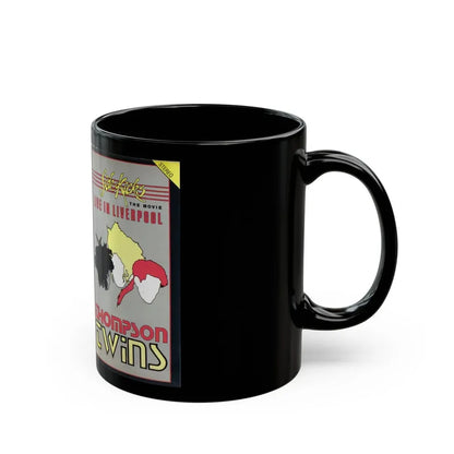 SIDE KICKS THE MOVIE THOMPSON TWINS (VHS COVER) - Black Coffee Mug - Go Mug Yourself