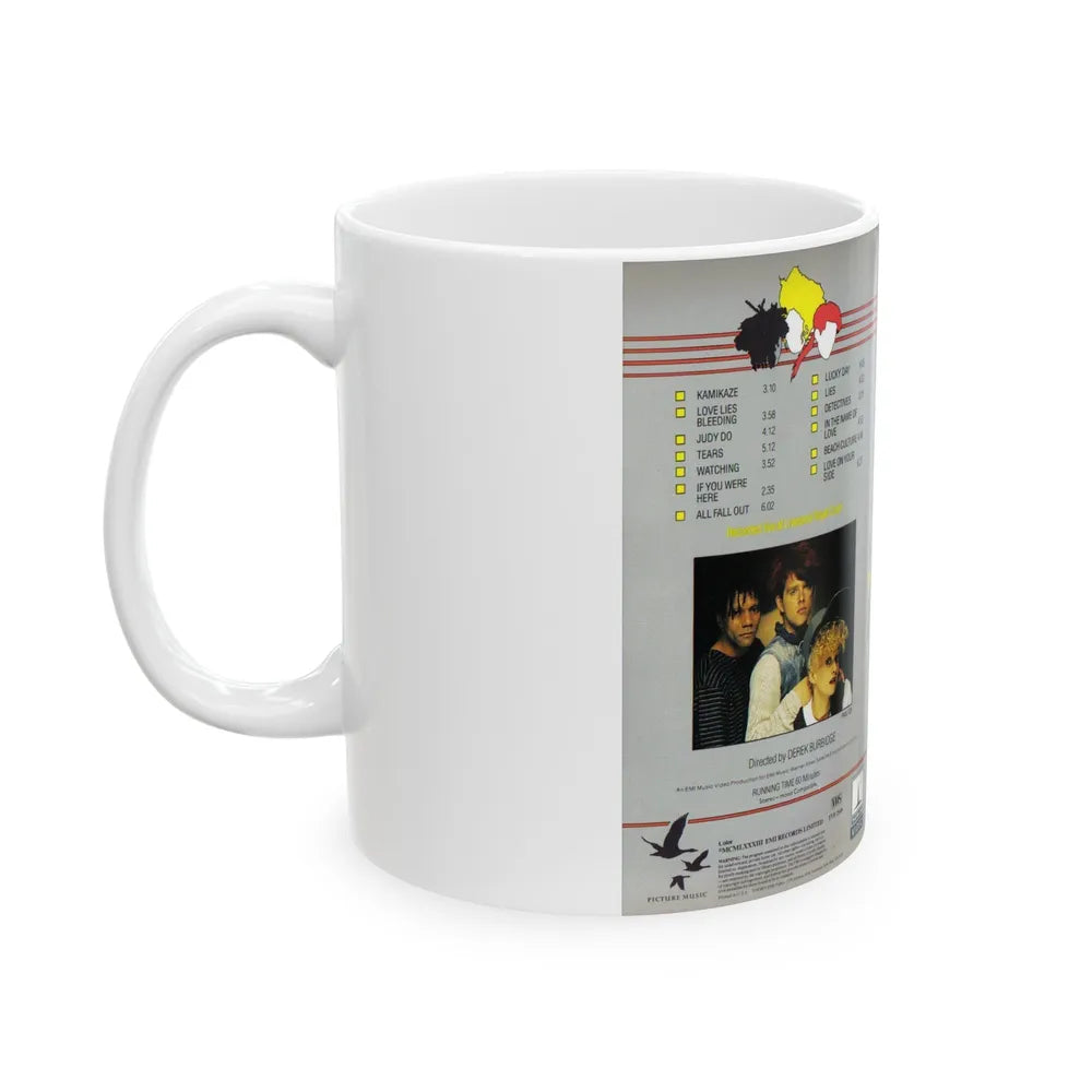 SIDE KICKS THE MOVIE THOMPSON TWINS (VHS COVER) - White Coffee Mug-Go Mug Yourself