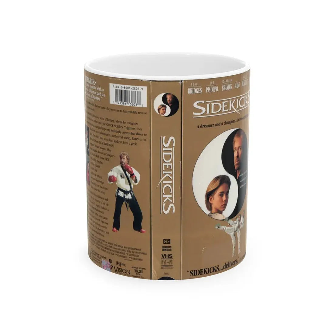 SIDEKICKS (VHS COVER) - White Coffee Mug 11oz - Go Mug Yourself