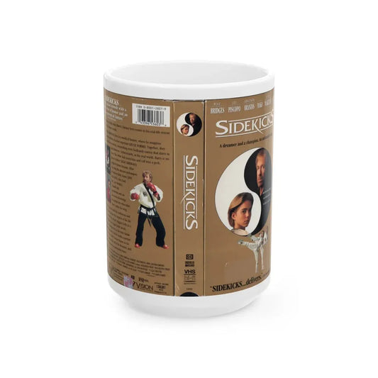 SIDEKICKS (VHS COVER) - White Coffee Mug 15oz - Go Mug Yourself