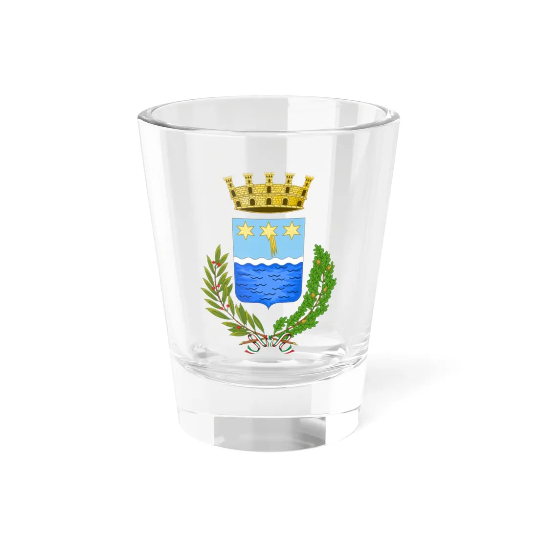 Siderno-Stemma (Italy) (Coat of Arms) Shot Glass 1.5oz 1.5oz - Go Mug Yourself
