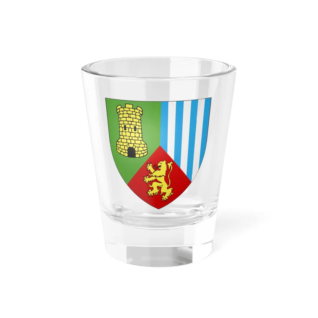 Sidi Brahim CoA French Algeria (Algeria) (Coat of Arms) Shot Glass 1.5oz 1.5oz - Go Mug Yourself