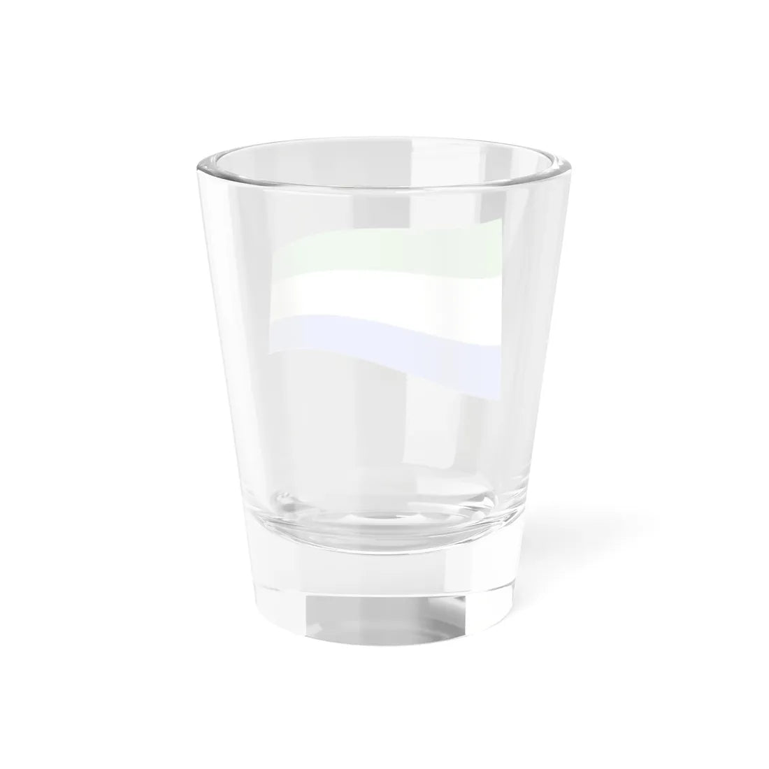 Sierra Leone Flag - iconic waving (Sierra Leone) Shot Glass 1.5oz - Go Mug Yourself
