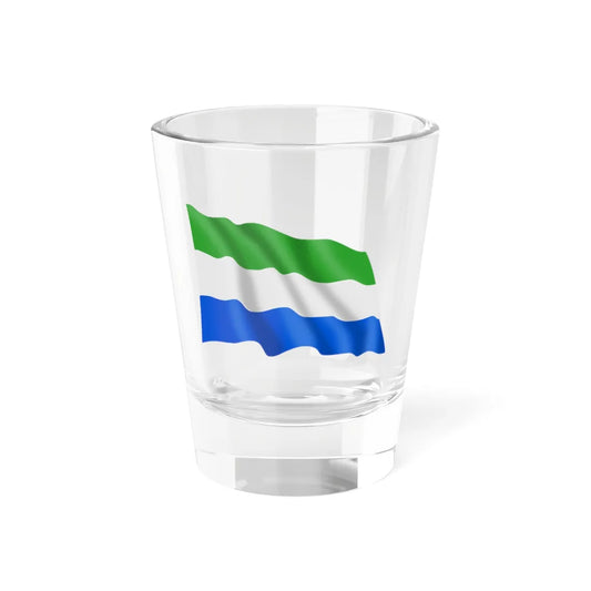 Sierra Leone-flag (Sierra Leone) Shot Glass 1.5oz 1.5oz - Go Mug Yourself