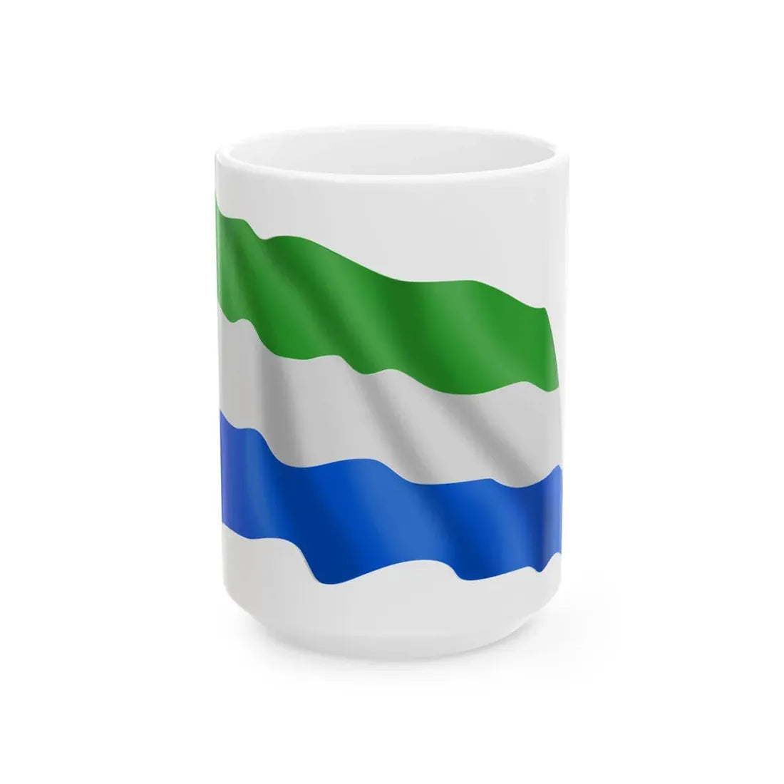 Sierra Leone-flag (Sierra Leone) White Coffee Mug 15oz - Go Mug Yourself