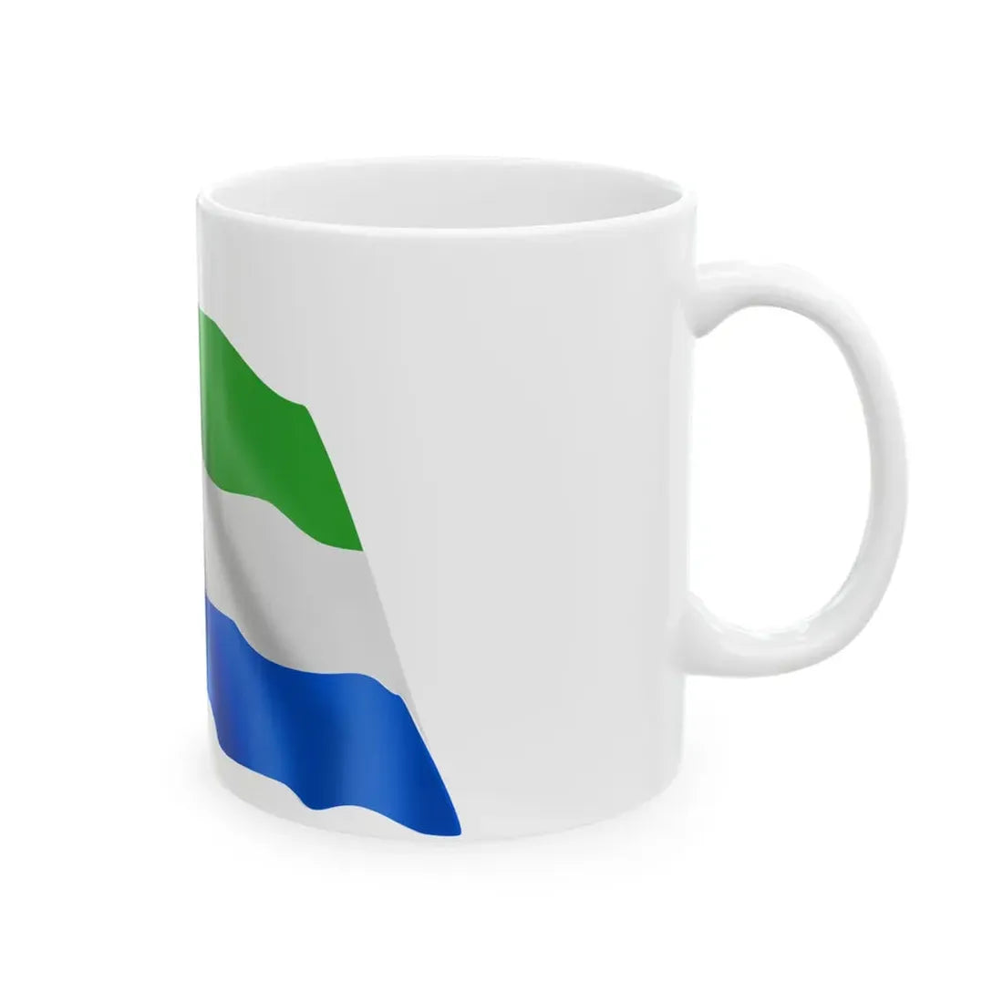 Sierra Leone-flag (Sierra Leone) White Coffee Mug - Go Mug Yourself