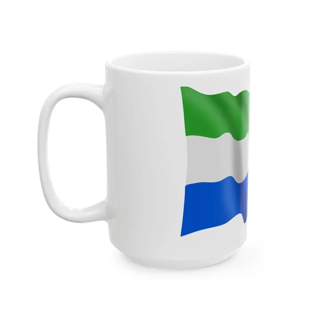 Sierra Leone-flag (Sierra Leone) White Coffee Mug - Go Mug Yourself