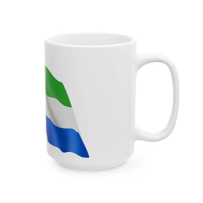 Sierra Leone-flag (Sierra Leone) White Coffee Mug - Go Mug Yourself
