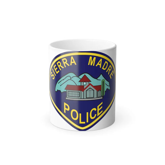 Sierra Madre California Police - Color Changing Mug 11oz-11oz-Go Mug Yourself