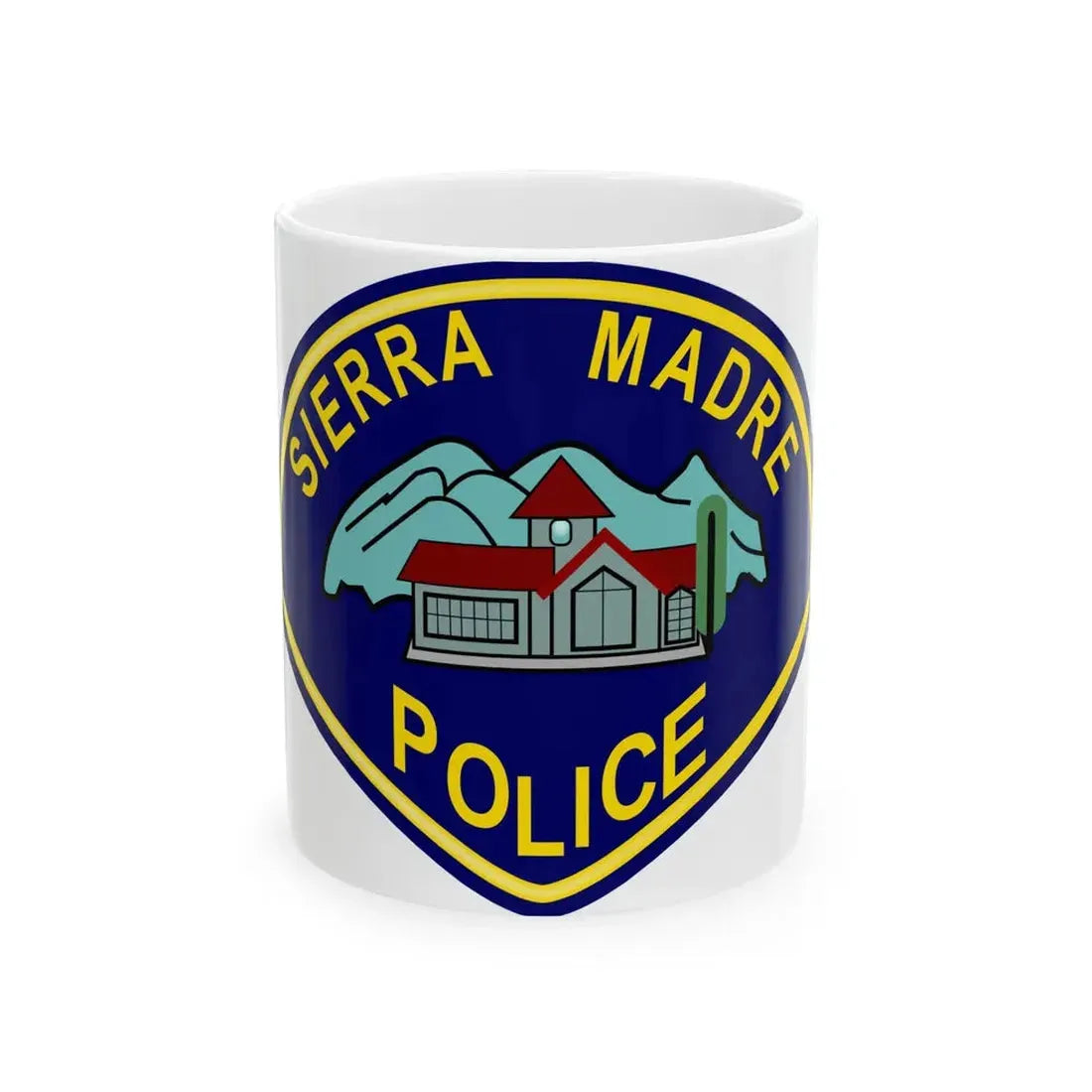 Sierra Madre California Police - White Coffee Mug 11oz - Go Mug Yourself