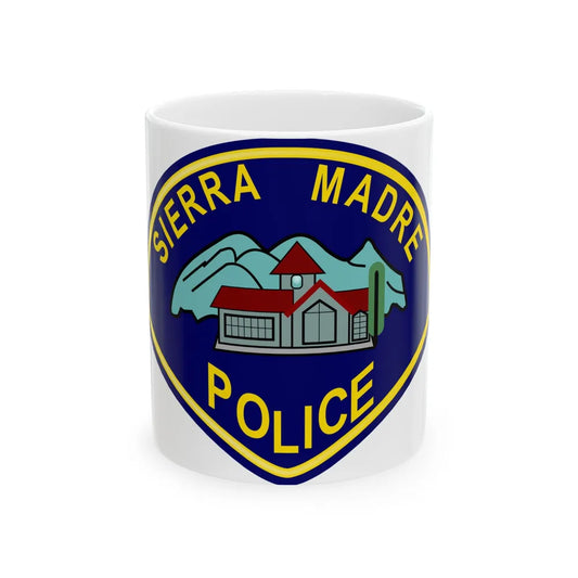 Sierra Madre California Police - White Coffee Mug 11oz - Go Mug Yourself