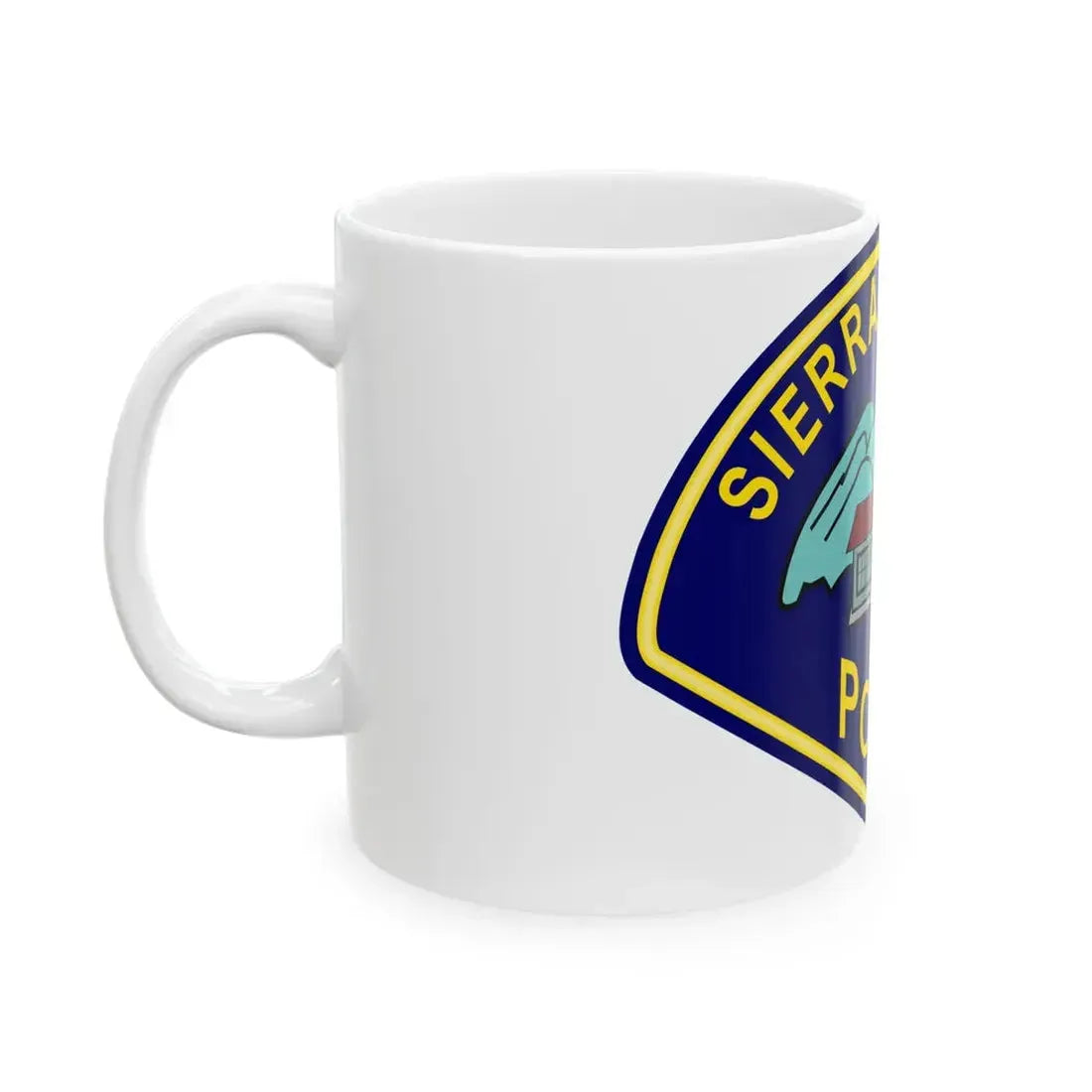 Sierra Madre California Police - White Coffee Mug - Go Mug Yourself