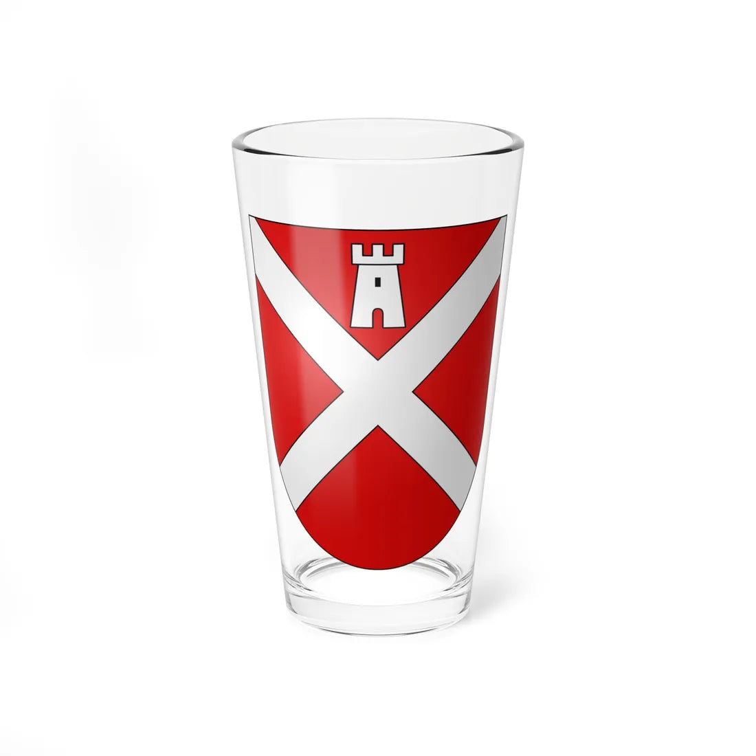 Sigirino-coat of arms (Switzerland) (Coat of Arms) Pint Glass 16oz 16oz - Go Mug Yourself