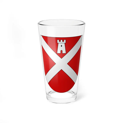 Sigirino-coat of arms (Switzerland) (Coat of Arms) Pint Glass 16oz 16oz - Go Mug Yourself