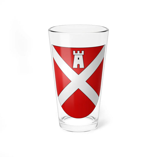 Sigirino-coat of arms (Switzerland) (Coat of Arms) Pint Glass 16oz 16oz - Go Mug Yourself