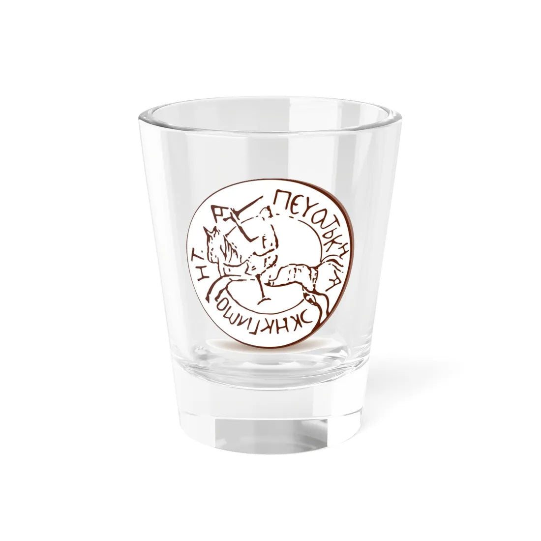 Sigismund Seal 1398 (Belarus) (Coat of Arms) Shot Glass 1.5oz 1.5oz - Go Mug Yourself