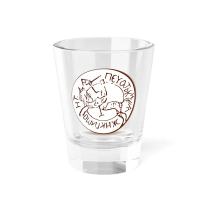 Sigismund Seal 1398 (Belarus) (Coat of Arms) Shot Glass 1.5oz 1.5oz - Go Mug Yourself