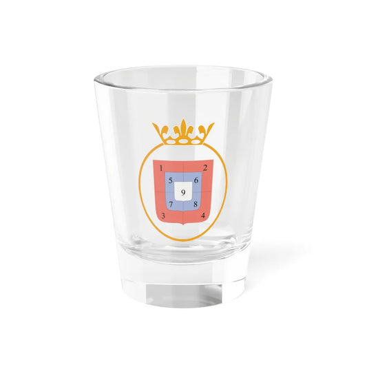 Sigismund Vasa arms diagram (Lithuania) (Coat of Arms) Shot Glass 1.5oz 1.5oz - Go Mug Yourself