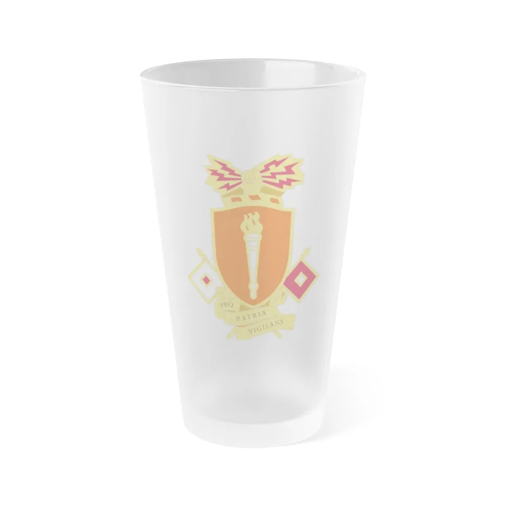 Signal Center and Fort Gordon and School 2 (U.S. Army) Frosted Pint Glass 16oz-Go Mug Yourself