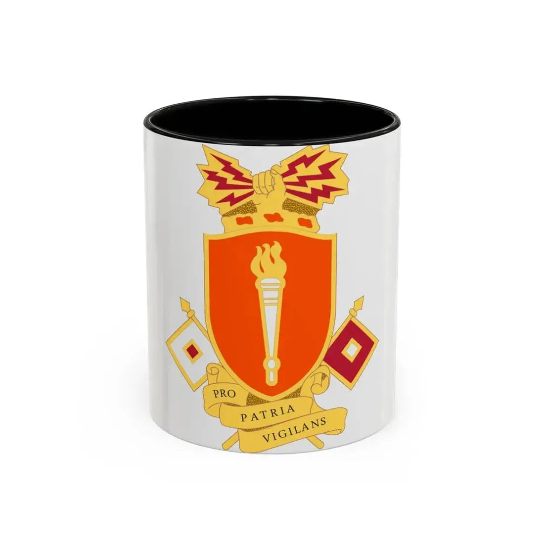 Signal Center and Fort Gordon and School 2 (U.S. Army) Accent Coffee Mug 11oz Black - Go Mug Yourself