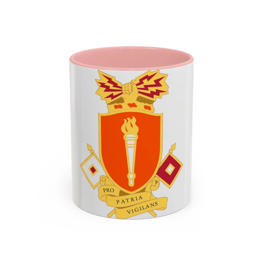 Signal Center and Fort Gordon and School 2 (U.S. Army) Accent Coffee Mug 11oz Pink - Go Mug Yourself