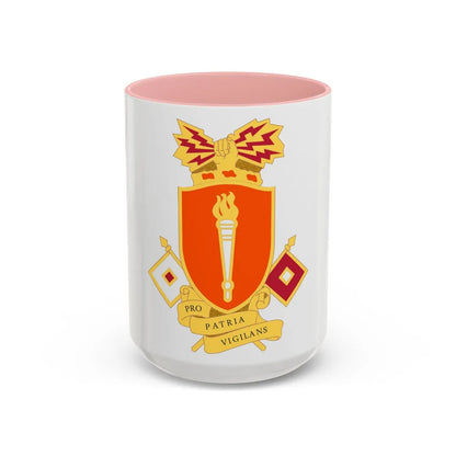 Signal Center and Fort Gordon and School 2 (U.S. Army) Accent Coffee Mug 15oz Pink - Go Mug Yourself