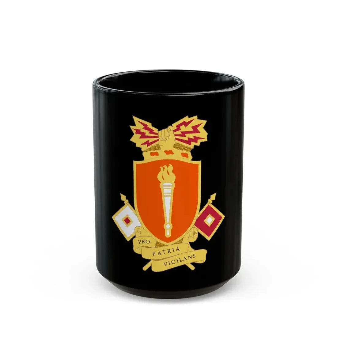 Signal Center and Fort Gordon and School 2 (U.S. Army) Black Coffee Mug 15oz - Go Mug Yourself