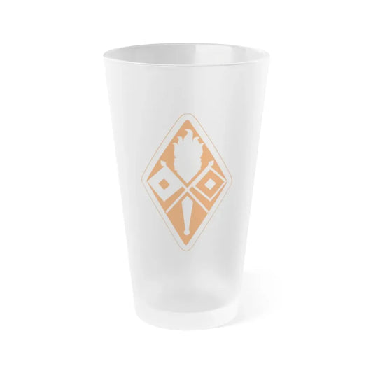 Signal Center and Fort Gordon and School (U.S. Army) Frosted Pint Glass 16oz Default Title - Go Mug Yourself