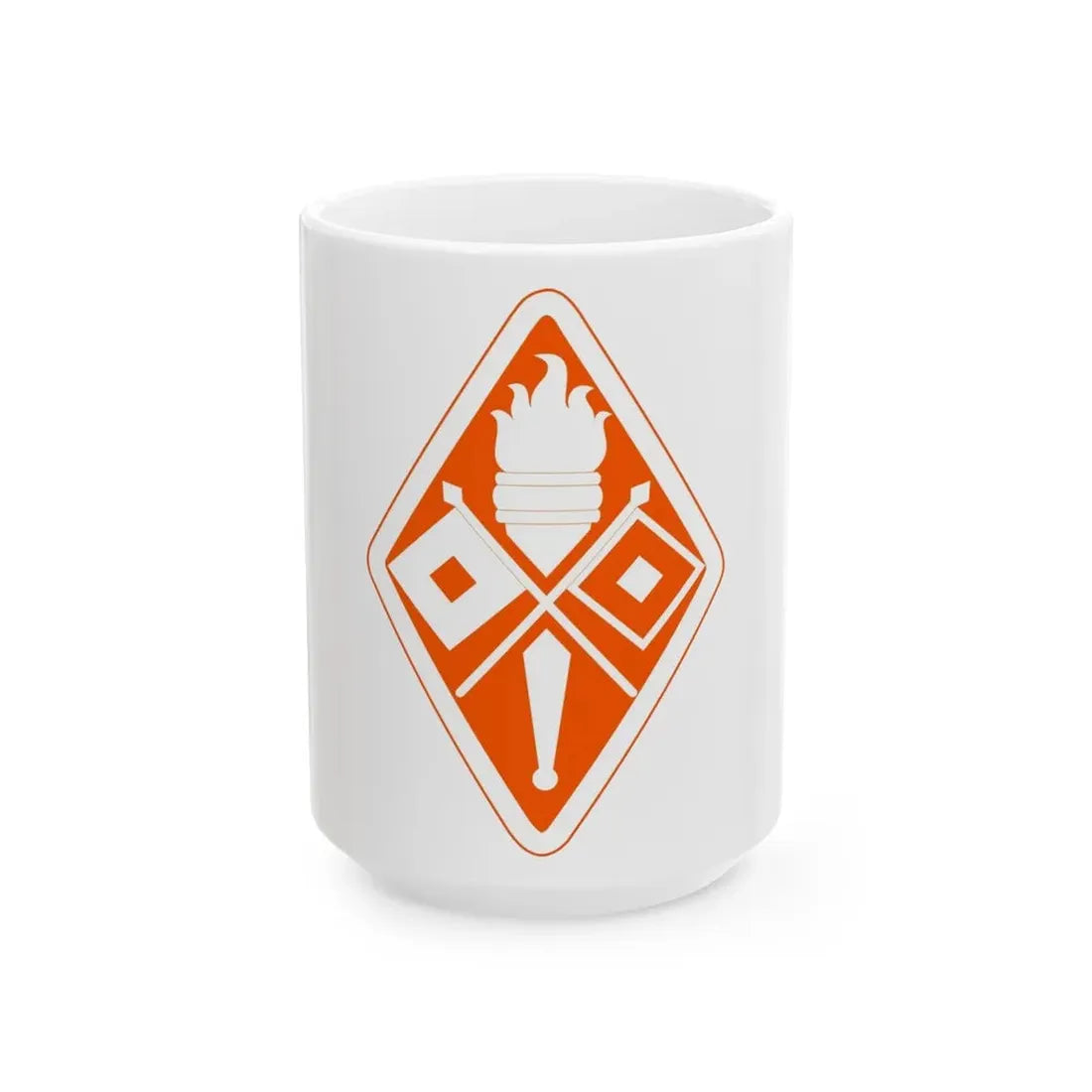 Signal Center and Fort Gordon and School (U.S. Army) White Coffee Mug 15oz - Go Mug Yourself