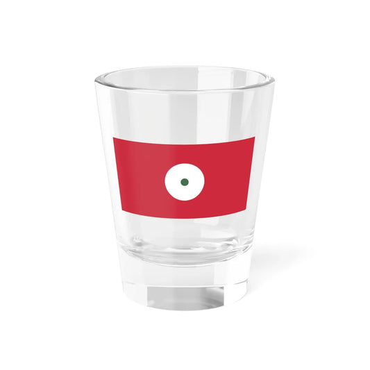 Signal flag of the Royal Hungarian Army 1942 (Hungary) Shot Glass 1.5oz 1.5oz - Go Mug Yourself