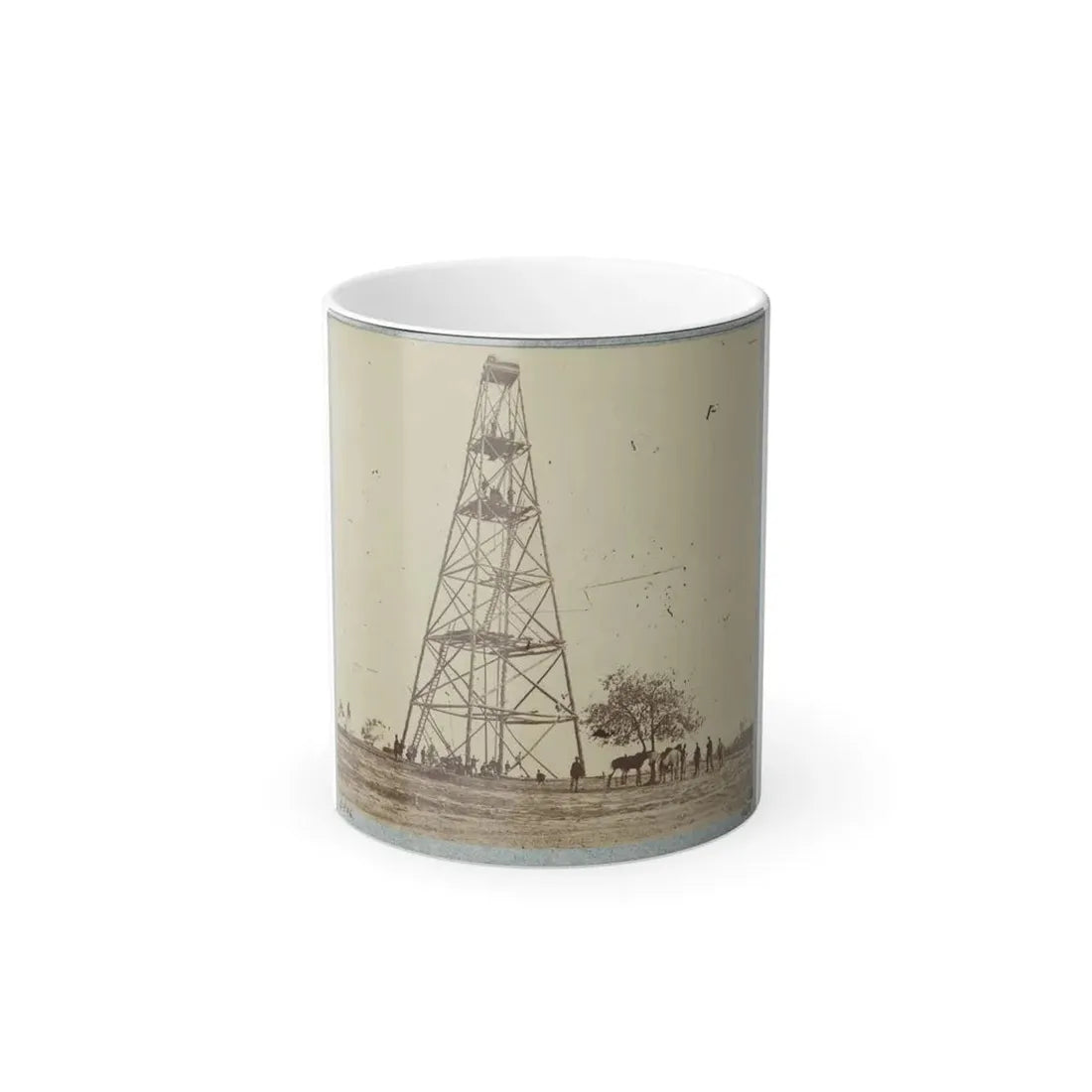 Signal Tower (U.S. Civil War) Color Changing Coffee Mug 11oz Default Title 11oz - Go Mug Yourself