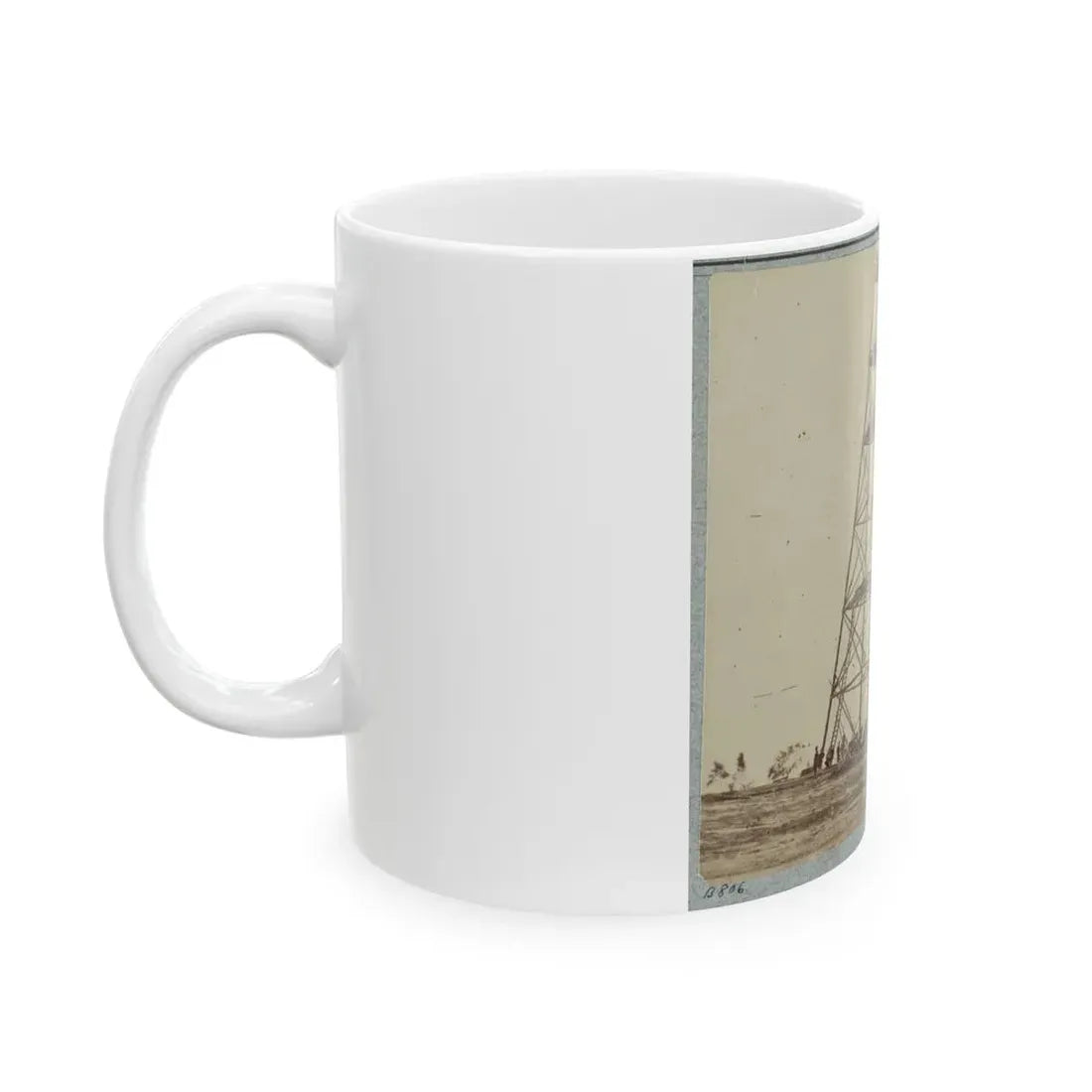 Signal Tower (U.S. Civil War) White Coffee Mug - Go Mug Yourself