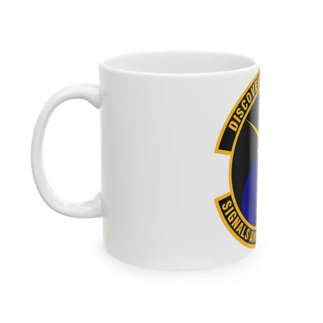 Signals Analysis Squadron (U.S. Air Force) White Coffee Mug - Go Mug Yourself