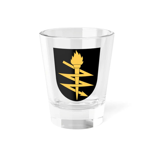 Signalunderrättelsetjänsten vapen (Sweden) (Coat of Arms) Shot Glass 1.5oz 1.5oz - Go Mug Yourself