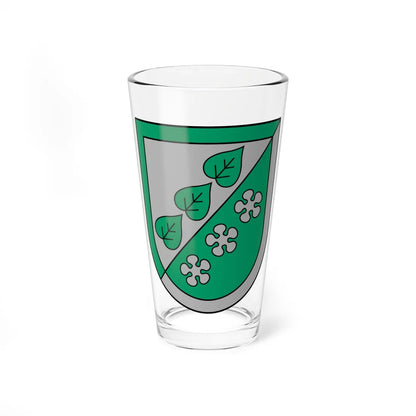 Siguldas novads COA (Latvia) (Coat of Arms) Pint Glass 16oz 16oz - Go Mug Yourself