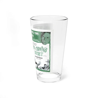 SILENT DEATH + DR.CADMAN'S SECRET (THE BLACK SLEEP) 1956 Movie Poster - Pint Glass 16oz - Go Mug Yourself