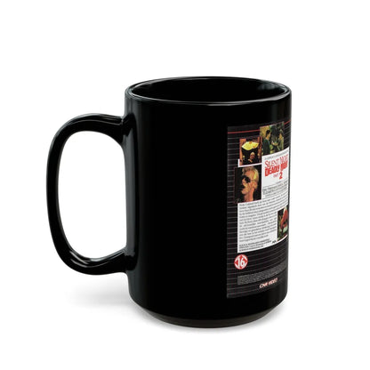 SILENT NIGHT DEADLY NIGHT 2 (VHS COVER) - Black Coffee Mug-Go Mug Yourself