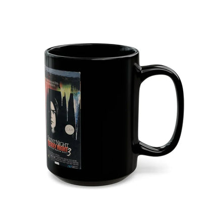 SILENT NIGHT DEADLY NIGHT 3 BETTER WATCH OUT (VHS COVER) - Black Coffee Mug - Go Mug Yourself
